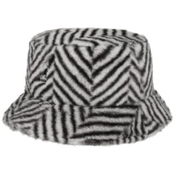 Faux Fur Bucket Herringbone Stoffhut By Kangol