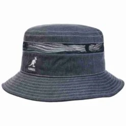 Distressed Cotton Mesh Bucket Fischerhut By Kangol