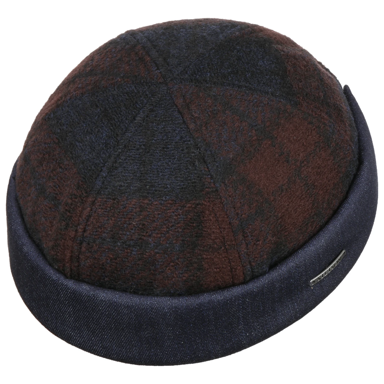 Check Dockermütze Mit Denimrand By Stetson – Bild 2