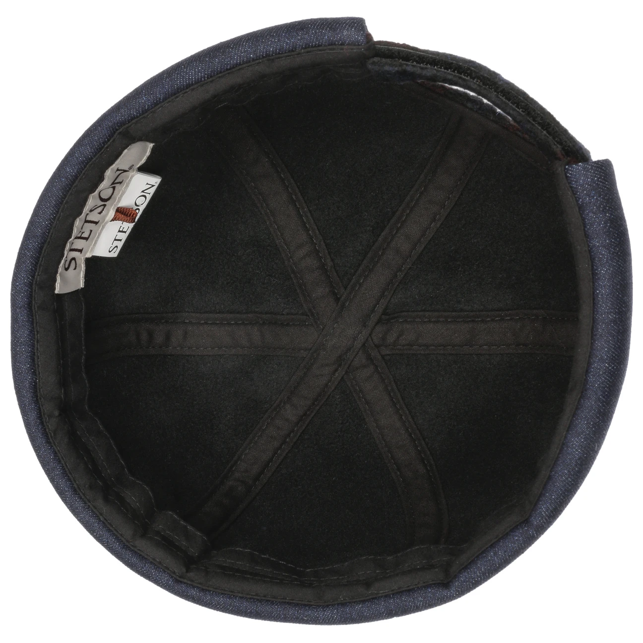 Check Dockermütze Mit Denimrand By Stetson – Bild 3