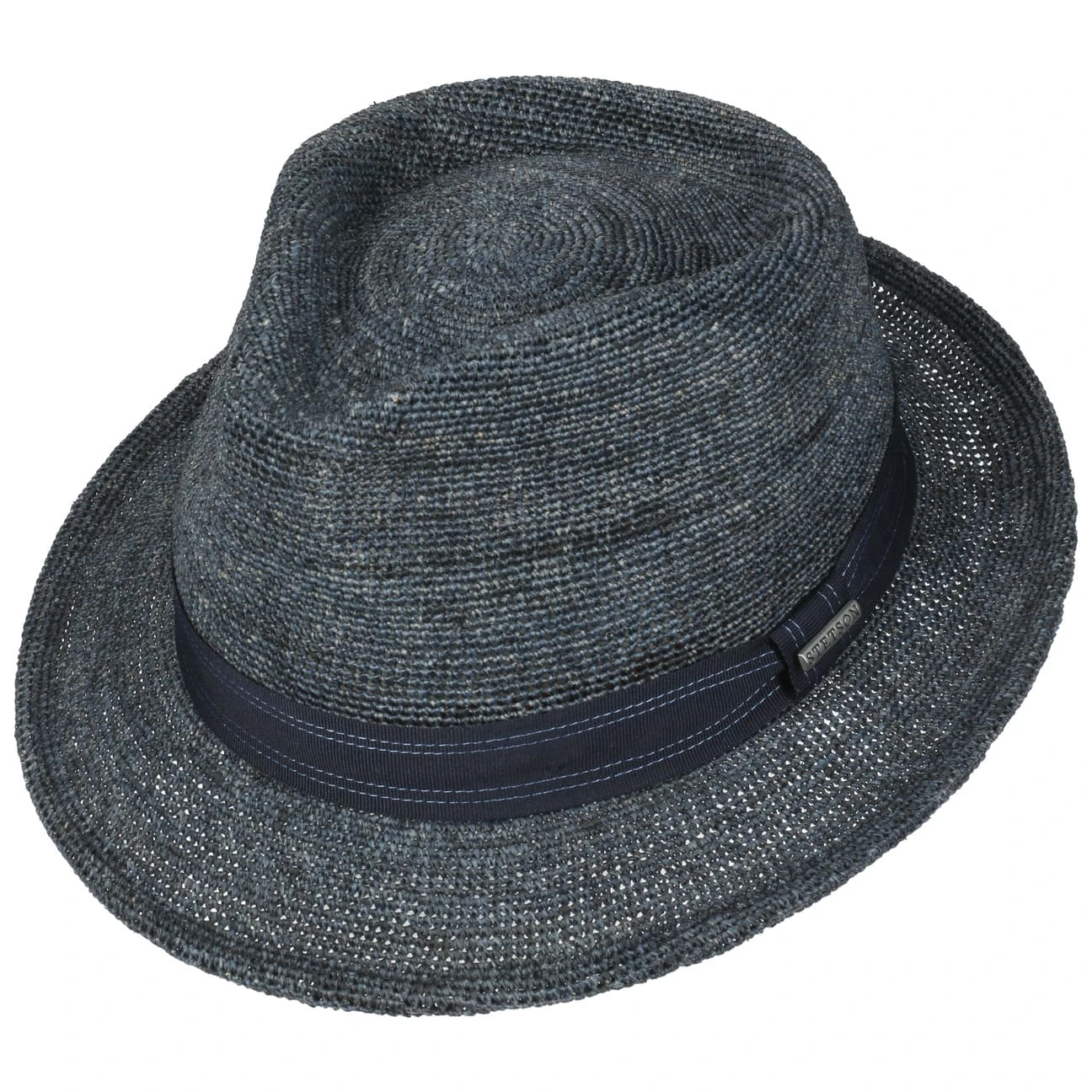 Crochet Fedora Raffiastrohhut By Stetson – Bild 2