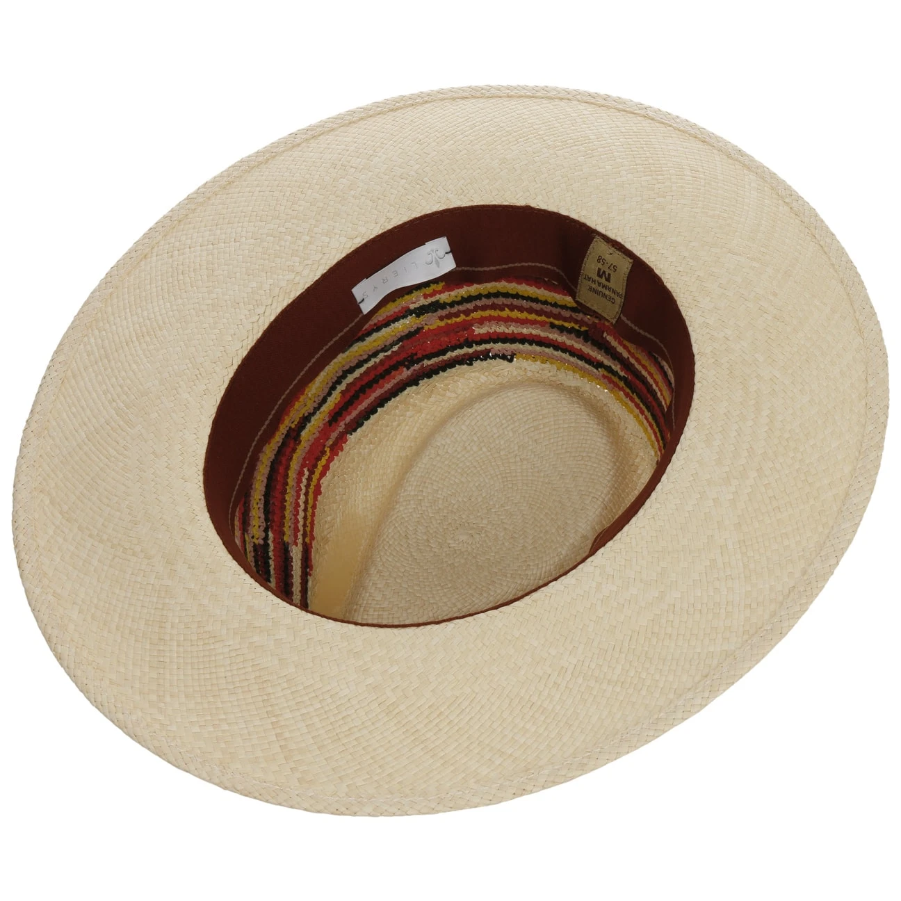 Multicolour Crown Panamastrohhut By Lierys – Bild 3