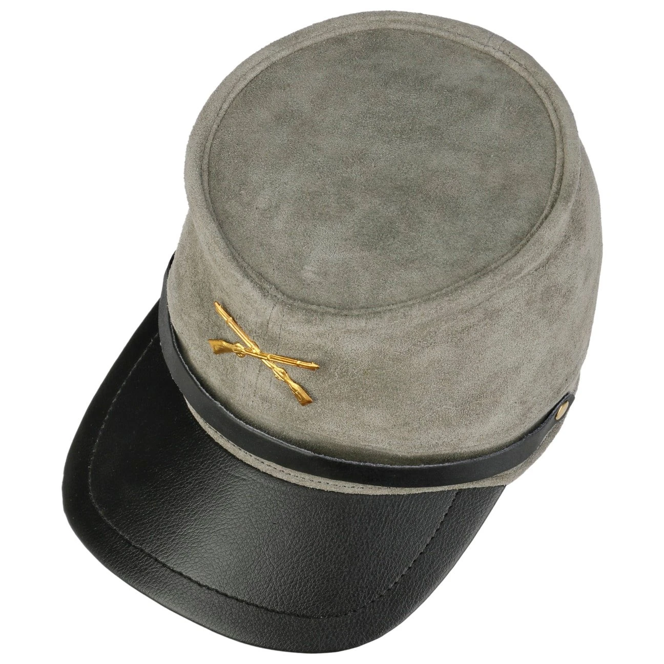 Südstaatenmütze Leder – Bild 2