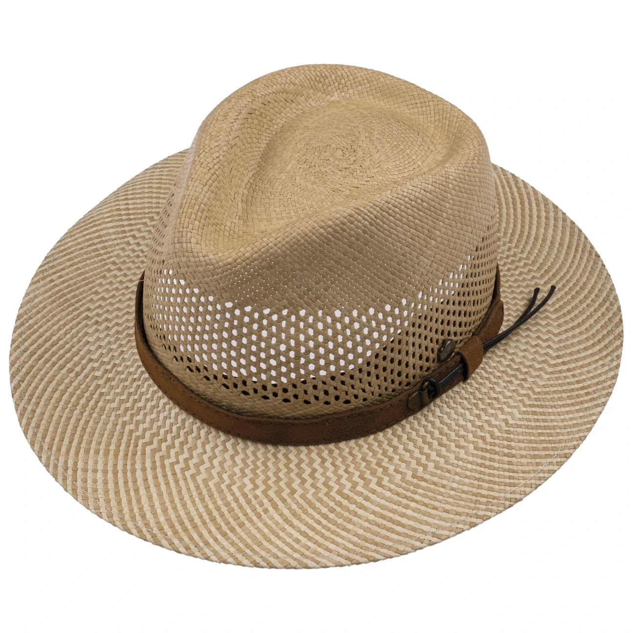 Twotone Brim Traveller Panamastrohhut By Lierys – Bild 2