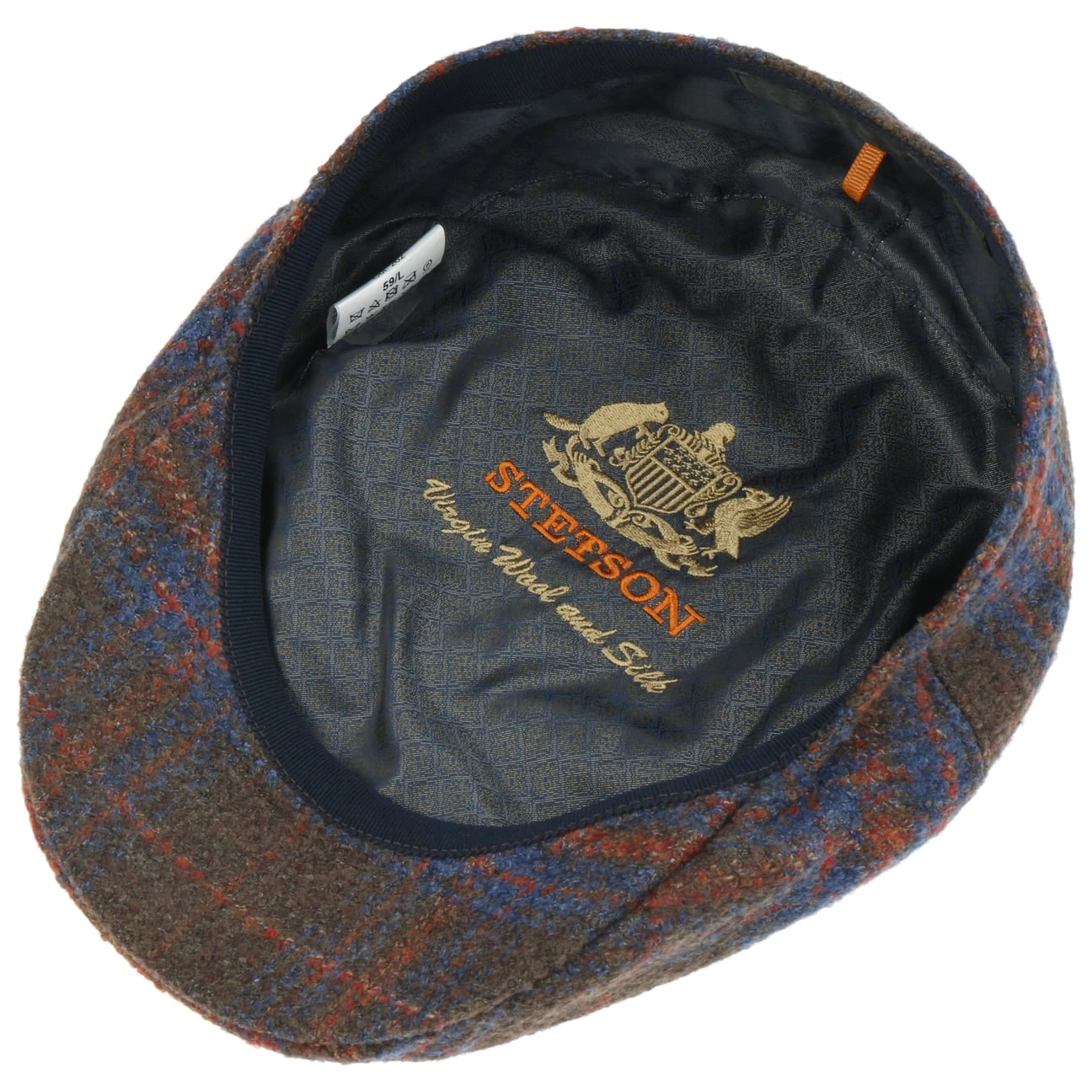 Virgin Wool Check Schirmmütze By Stetson – Bild 3